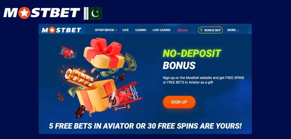 No deposit bonus Mostbet